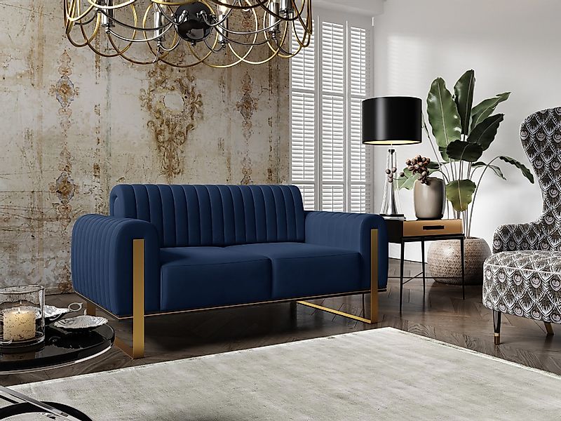 Fun Möbel 2-Sitzer Sofa Designersofa VALERIE günstig online kaufen