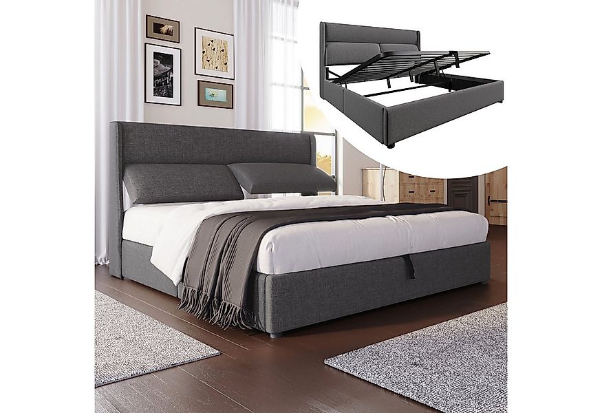 TavilaEcon Boxspringbett Polsterbett mit verstellbarem Kopfteil, Stauraum, günstig online kaufen