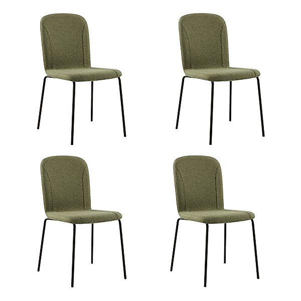 CHITA Polsterstuhl (Set, 4 St), 4-Fuß-Stuhl, Stapelstuhl, Esszimmerstuhl, M günstig online kaufen