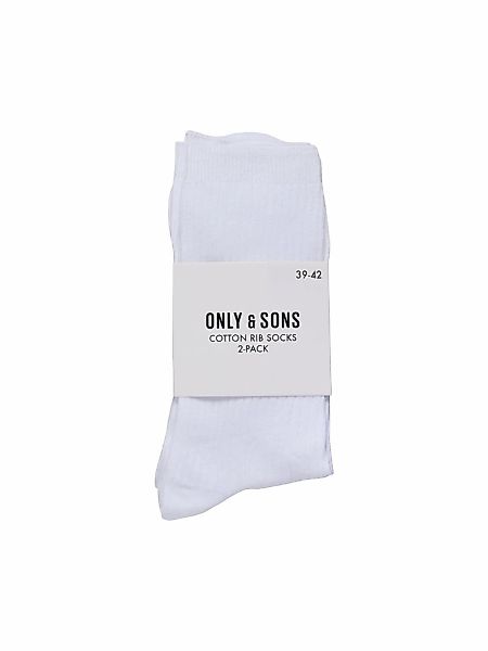 ONLY & SONS Freizeitsocken "ONSBASIC RIB SOCK 2 PACK NOOS" Packung, 2 Paar günstig online kaufen