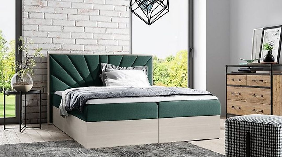Luxusbetten24 Holzbett Designer Holzbett Minari, mit Stauraum günstig online kaufen