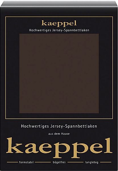 Kaeppel Spannbettlaken "Single Jersey Mako Cotton" Bettlaken aus 100% Baumw günstig online kaufen