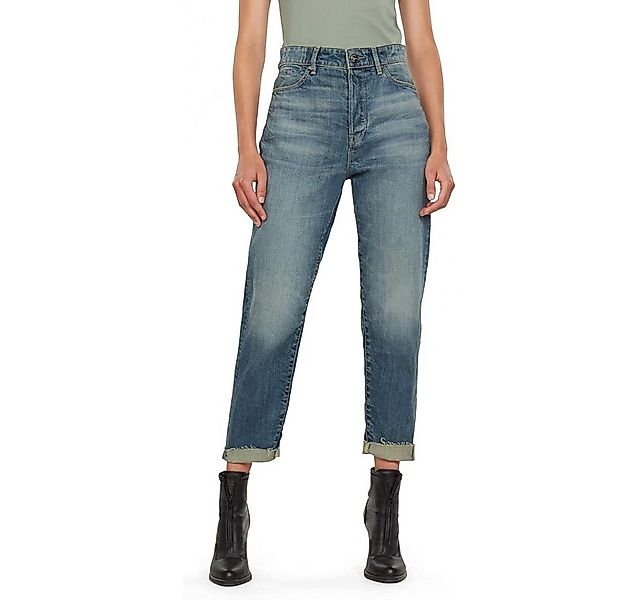 G-STAR Gerade Jeans RAW Damen Hose Janeh Ultra High Mom Ripped (1-tlg) Edge günstig online kaufen