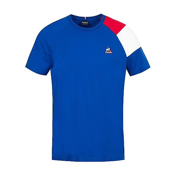 Le Coq Sportif Bat N°1 Kurzärmeliges T-shirt L Blue Electro / Red Electro / günstig online kaufen