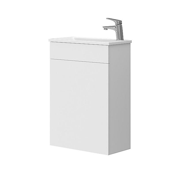 Vicco Badmöbel-Set Amadeo, Weiß/Weiß, 2 Teile, mit Waschbecken, (2-St., 2er günstig online kaufen