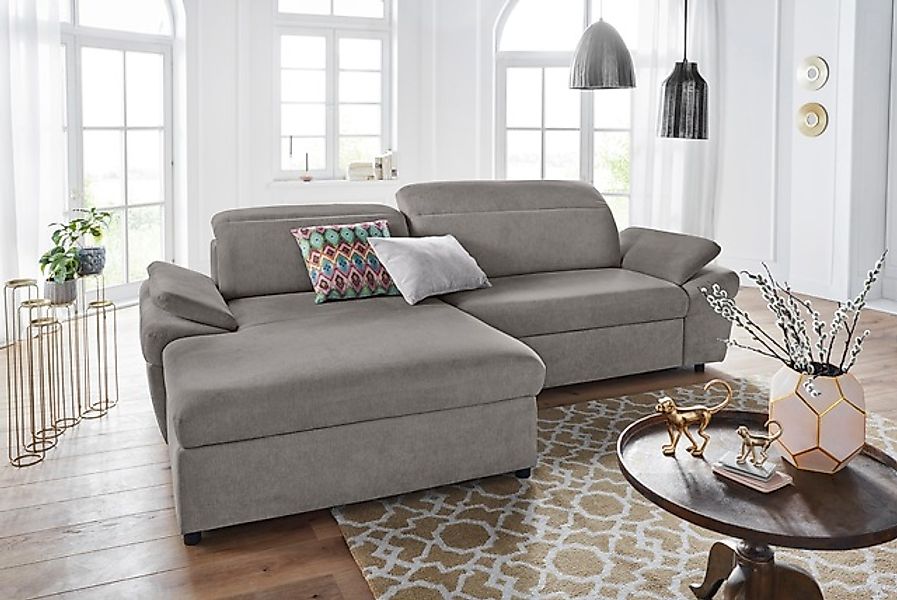 exxpo - sofa fashion Ecksofa "Spring, super bequem, mit Armteil- und Kopfte günstig online kaufen