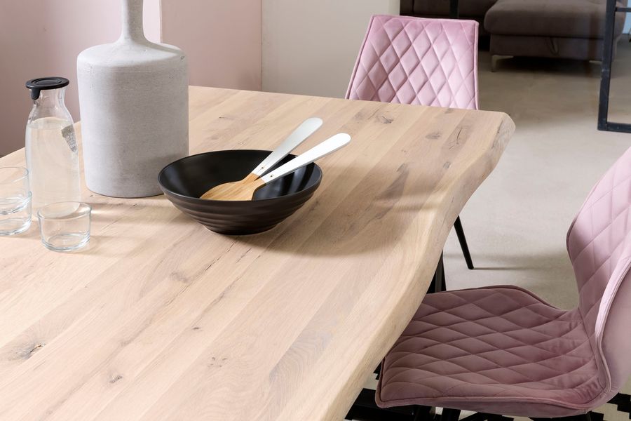 Home affaire Esstisch "Tristan" mit Baumkante günstig online kaufen