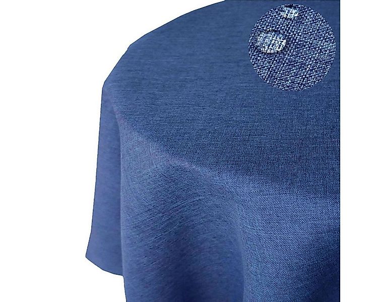 Tischdecke Strapazierfähig Leinenoptik Tischdecke Fleckschutz, bügelfrei, L günstig online kaufen