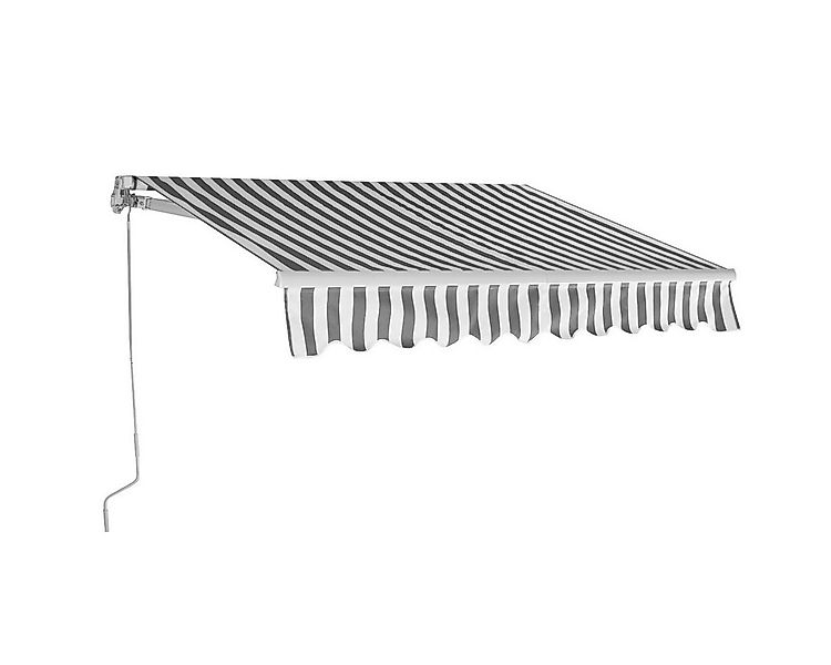 COSTWAY Gelenkarmmarkise Klemmmarkise mit Kurbel, 3 x 2,5 m günstig online kaufen