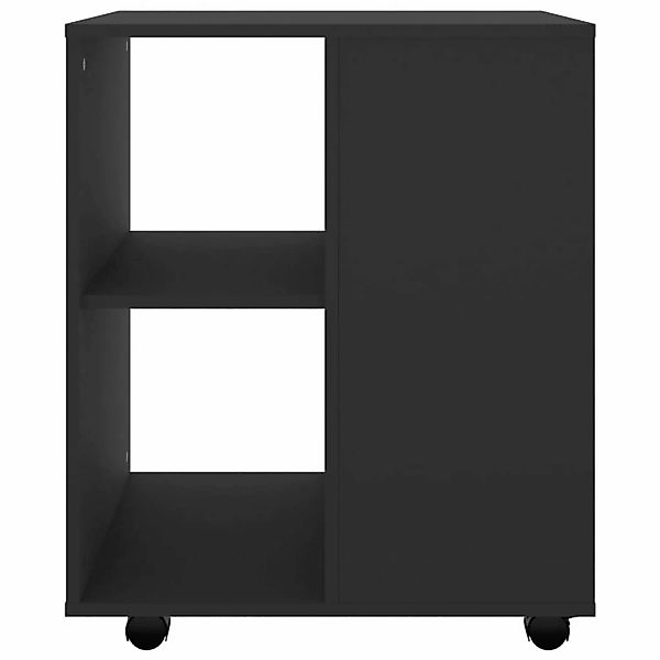 vidaXL Rollschrank Schwarz 60x53x72 cm Holzwerkstoff günstig online kaufen