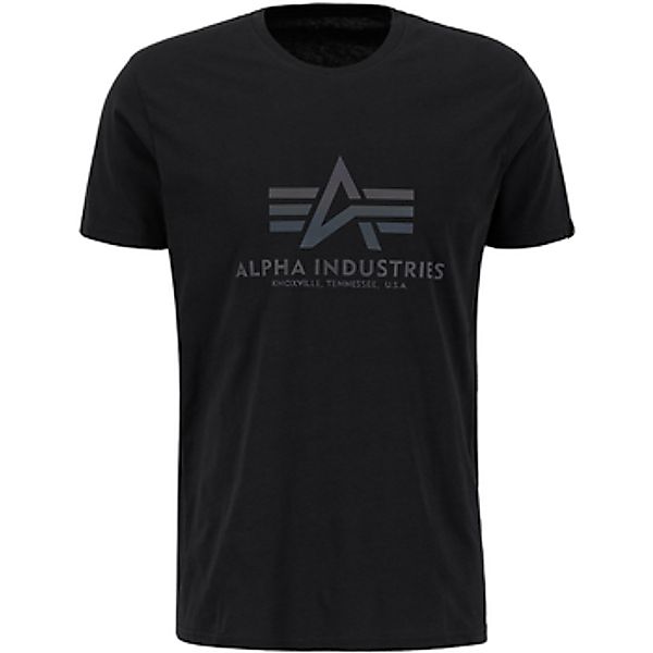 Alpha Industries  T-Shirt Basic T Rainbow Reflective - black günstig online kaufen