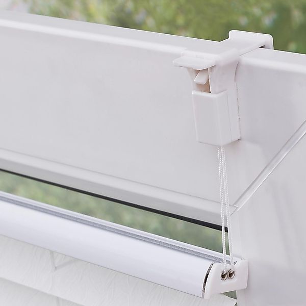 Liedeco Plissee Day & Night, Lichtschutz, ohne Bohren, verspannt, Klemmfix, günstig online kaufen