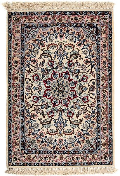morgenland Orientteppich »Perser - Isfahan - Premium - 101 x 70 cm - beige« günstig online kaufen