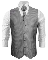 Paul Malone Anzugweste Herren Hochzeitsweste mit günstig online kaufen