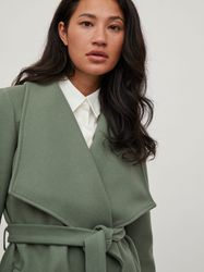 Vila Kurzmantel VICOOLEY COLLAR BELT COAT günstig online kaufen