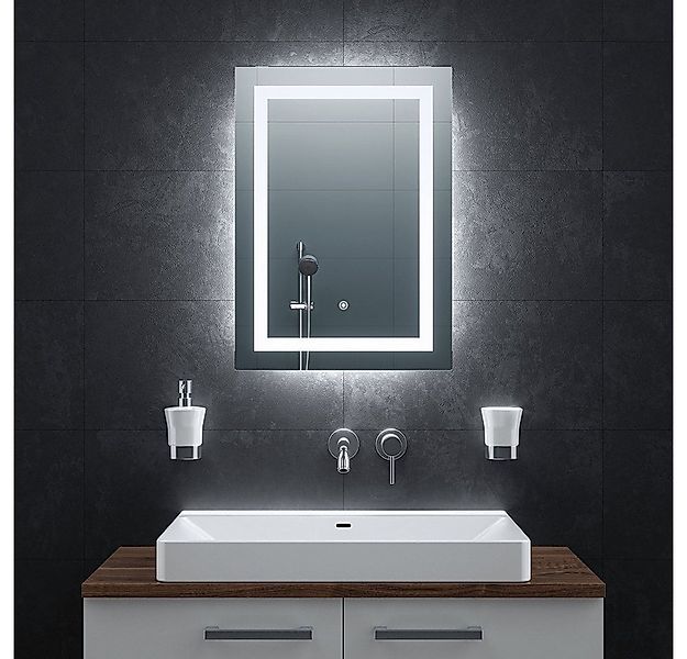 Bringer Badspiegel BRS102, Badezimmerspiegel mit Anti-Beschlag und Speicher günstig online kaufen