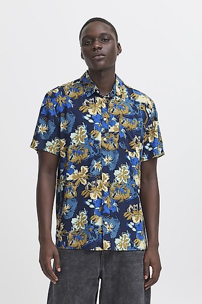 Blend Kurzarmshirt BHATLE Lässiges gemustertes Kurzarmhemd günstig online kaufen