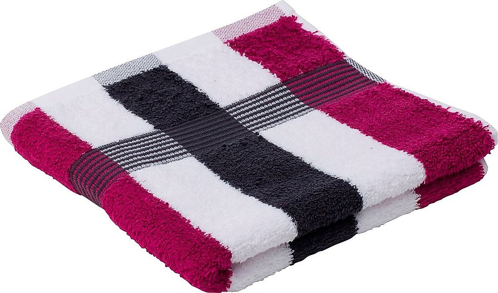 Gözze Handtücher New York, Walkfrottee (2-St), im Set, gestreift, mit struk günstig online kaufen