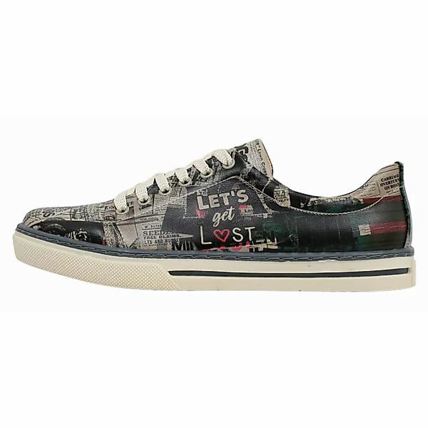 DOGO Sneaker "Classic Schnürsneaker Lets Get Lost Damen Sneaker", Handgefer günstig online kaufen