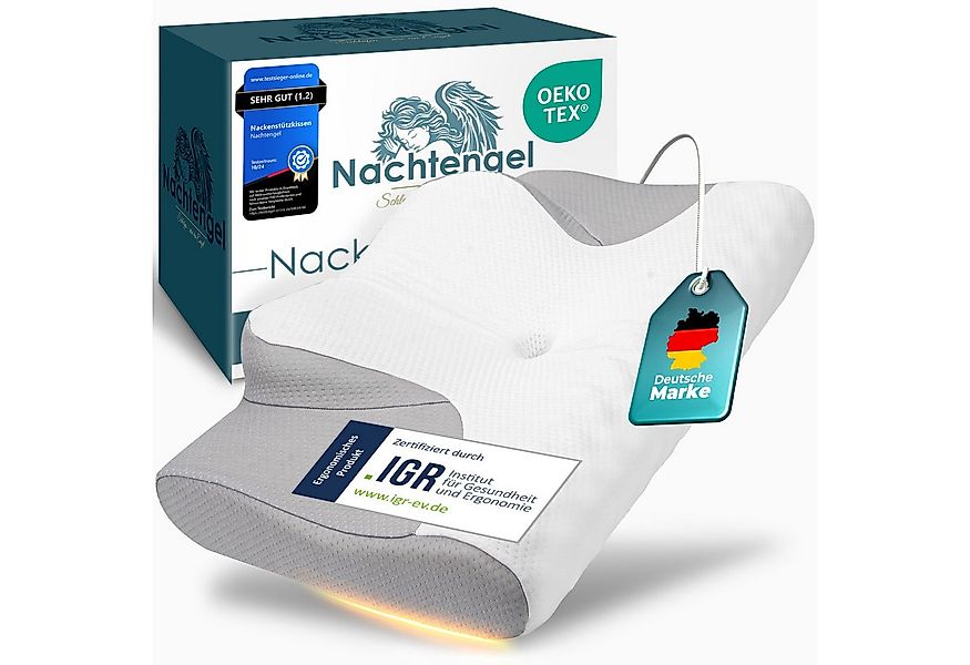 Nachtengel Kopfkissen Orthopädisch – Ergonomisches Nackenstützkissen aus Me günstig online kaufen
