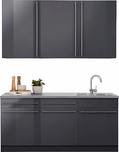 wiho Küchen Küche "Chicago", inklusive Spüle, Breite 180 cm günstig online kaufen