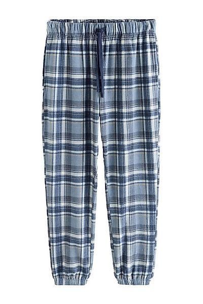 Next Pyjamahose Thermofleece-Schlafanzughose mit Bündchen + Karos (1-tlg) günstig online kaufen