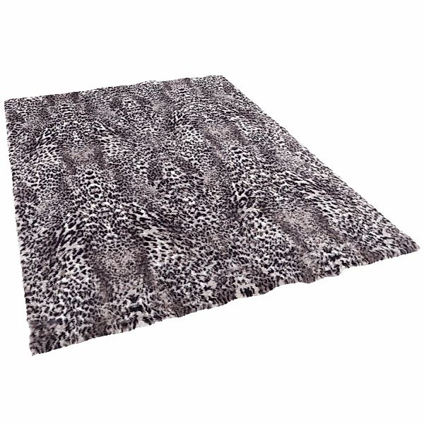 Pergamon Luxus Super Soft Fellteppich Pearl Leopard Schwarz 200x290cm günstig online kaufen