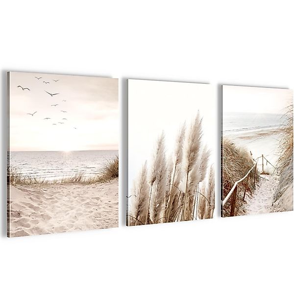 Novart Wandbild Wandbilder Boho Wohnzimmer Schlafzimmer Landhaus Deko, Boho günstig online kaufen