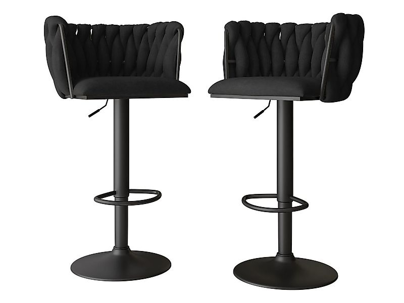 MIRJAN24 Barhocker Muz BS-1142/BK (2er-Set), Gasdruckfeder, Regulierbare Si günstig online kaufen