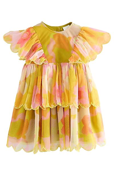 Next Jerseykleid Mesh-Partykleid mit Bogenkante (1-tlg) günstig online kaufen