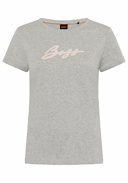 BOSS ORANGE T-Shirt "Elove Premium Damenmode" mit Logoschriftzug, Slim Fit günstig online kaufen