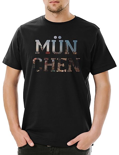 Urban Backwoods Print-Shirt München Herren T-Shirt günstig online kaufen
