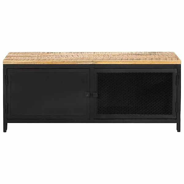 vidaXL Couchtisch 90x50x37 cm Raues Mango-Massivholz günstig online kaufen