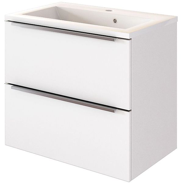 Held Möbel Einzelwaschtisch Monza 60 cm Weiß Matt mit Softclose günstig online kaufen