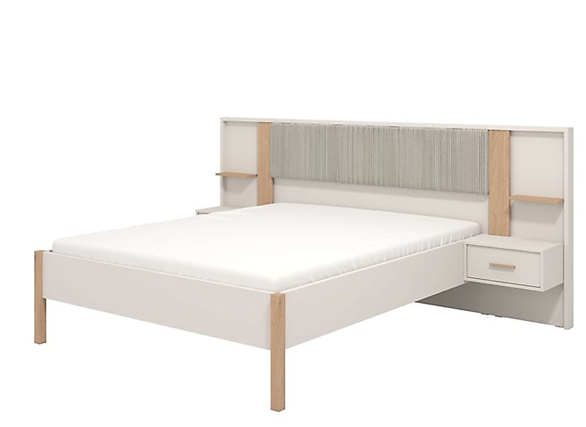 Home affaire Bett »Belfort Bettanlage, mit gepolstertem Kopfteil, weicher C günstig online kaufen