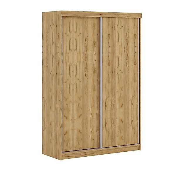 MOEBLO Kleiderschrank SAVIA (mit Schiebetüren – Moderner Schrank in Gold Cr günstig online kaufen