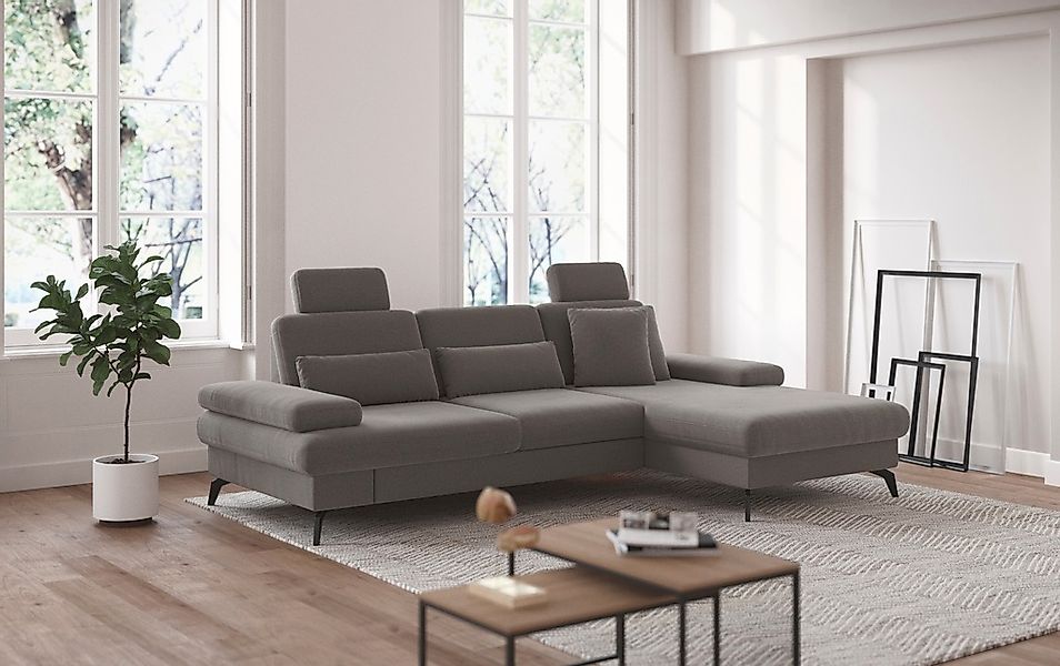 sit&more Ecksofa "Morris L-Form, inkl. Sitztiefenverstellung", wahlweise mi günstig online kaufen