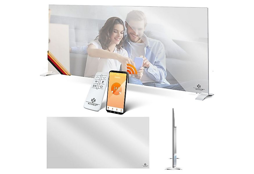 KESSER Paneelheizkörper, Spiegelheizung Energiesparend Standgerät & Wandmon günstig online kaufen