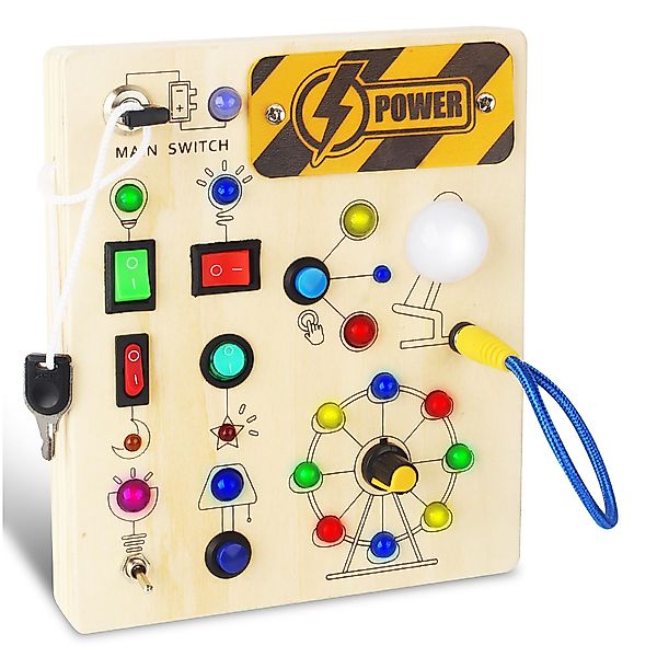 CLTYQ Lernspielzeug Montessori Busy Board ab günstig online kaufen