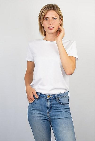 HONEST BASICS Rundhalsshirt W aus OCS und GRS zertifizierter Bio-Baumwolle günstig online kaufen
