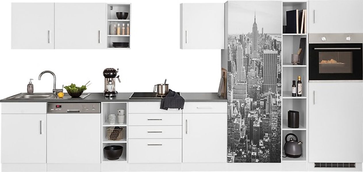 KOCHSTATION Küchenzeile »KS-Paris – Küchen mit einzigartigen Fotomotiven au günstig online kaufen