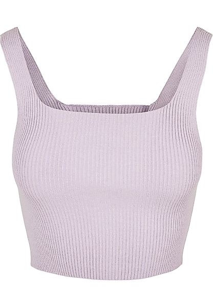 URBAN CLASSICS Muskelshirt "Urban Classics Damen Ladies Cropped Knit Top", günstig online kaufen