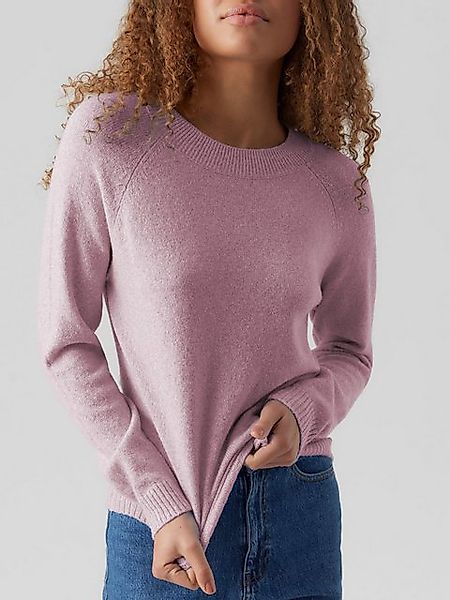 Vero Moda Strickpullover Strick Pullover Meliert Basic Langarm VMDOFFY 6528 günstig online kaufen