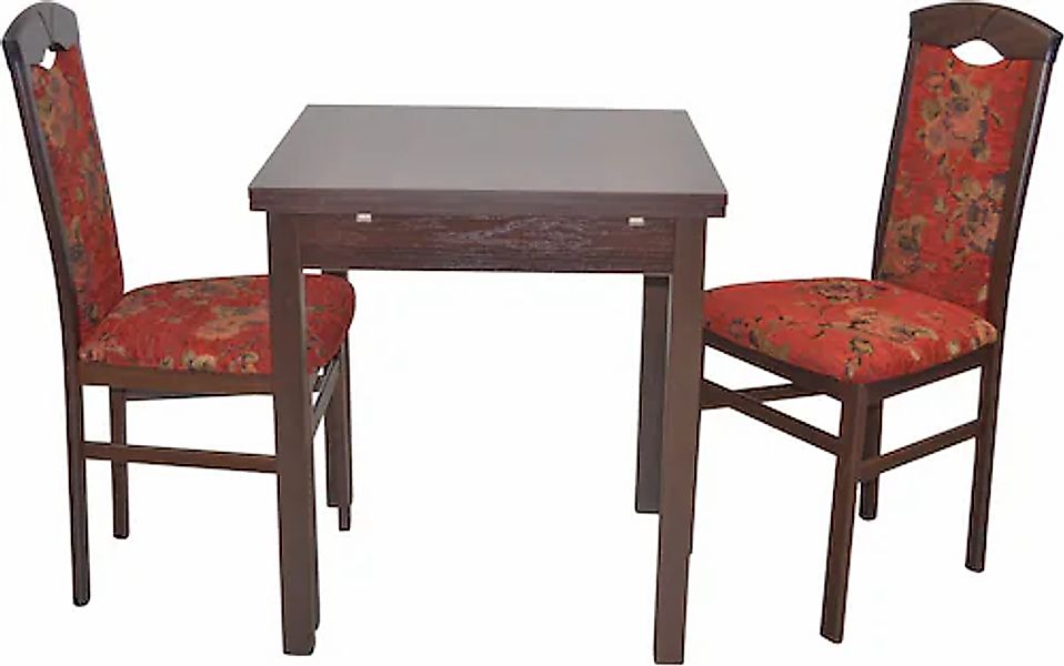 HOFMANN LIVING AND MORE Essgruppe »Berta« Spar-Set, 1 Tisch, 2 Stühle, 3 tl günstig online kaufen