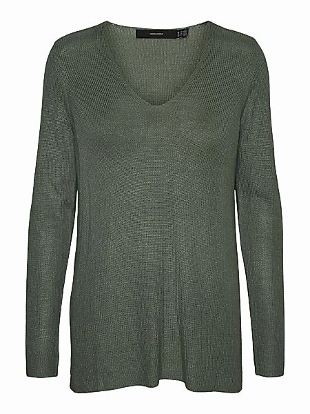 VERO MODA V-ausschnitt Bluse Damen Grün günstig online kaufen