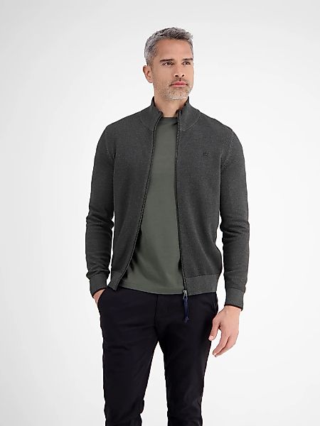 LERROS Strickjacke mit Reißverschluss und Strehkragen günstig online kaufen