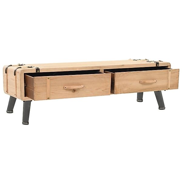 Tv-schrank 110x33x35 Cm Massivholz Tanne günstig online kaufen