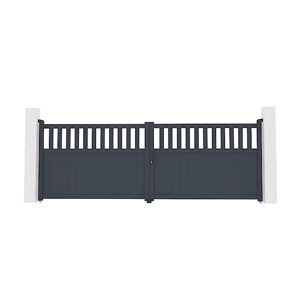 Casanoov Flügeltor Elektrisch 4M Santis H 140Cm & Drehtorantrieb Bunker B50 günstig online kaufen