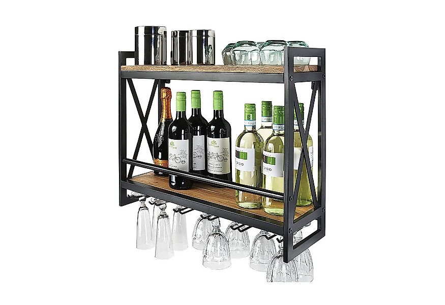 Kobolo Regal Wandregal ACOLON aus Metall und Mangoholz günstig online kaufen