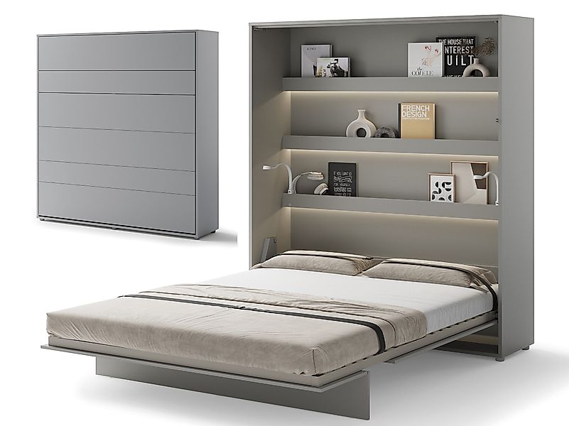 Compleo Schrankbett Vertical Wandklappbett Lenart Bed günstig online kaufen